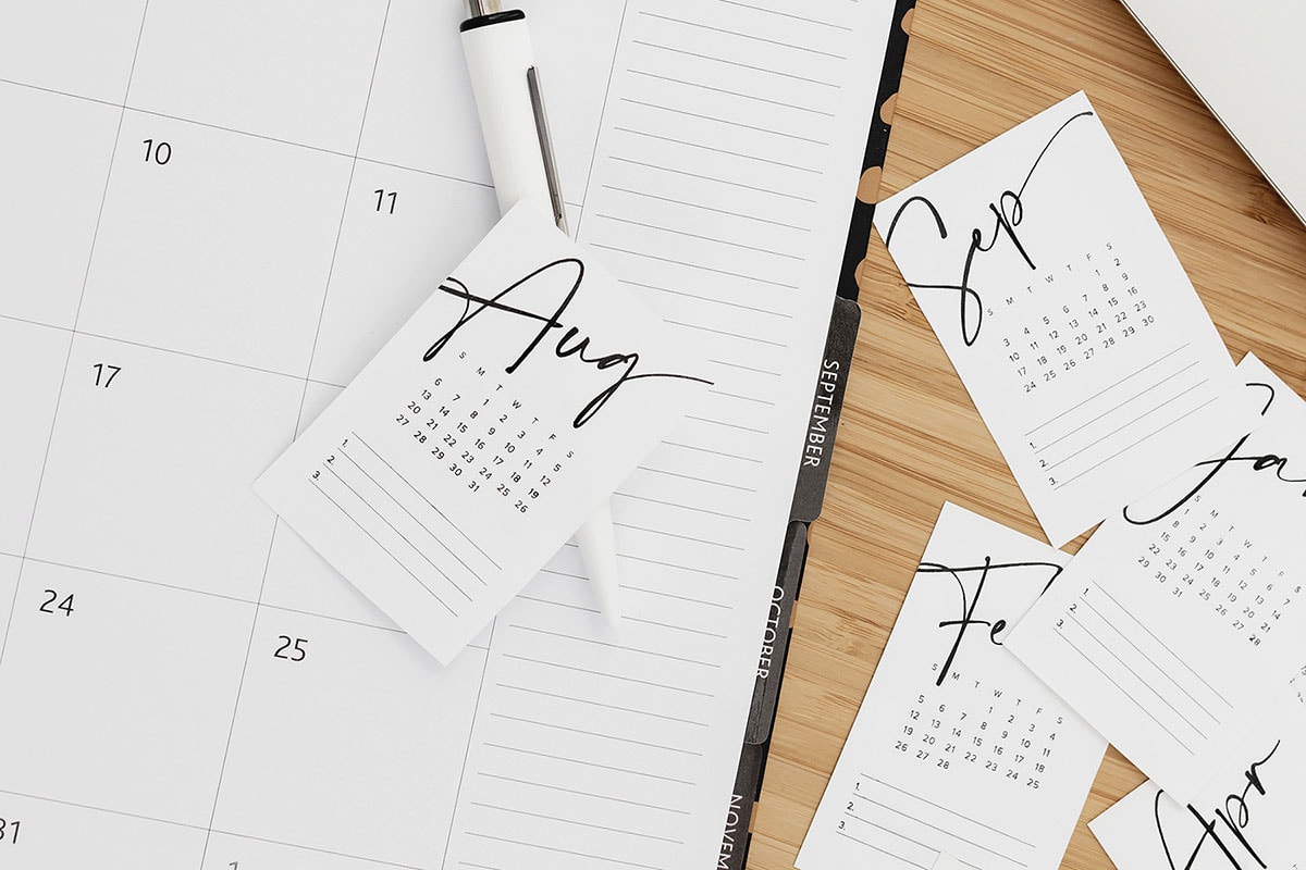 Lessons Career Break 2 | Desktop calendar and planner