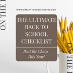 Back to School Checklist Pin 1