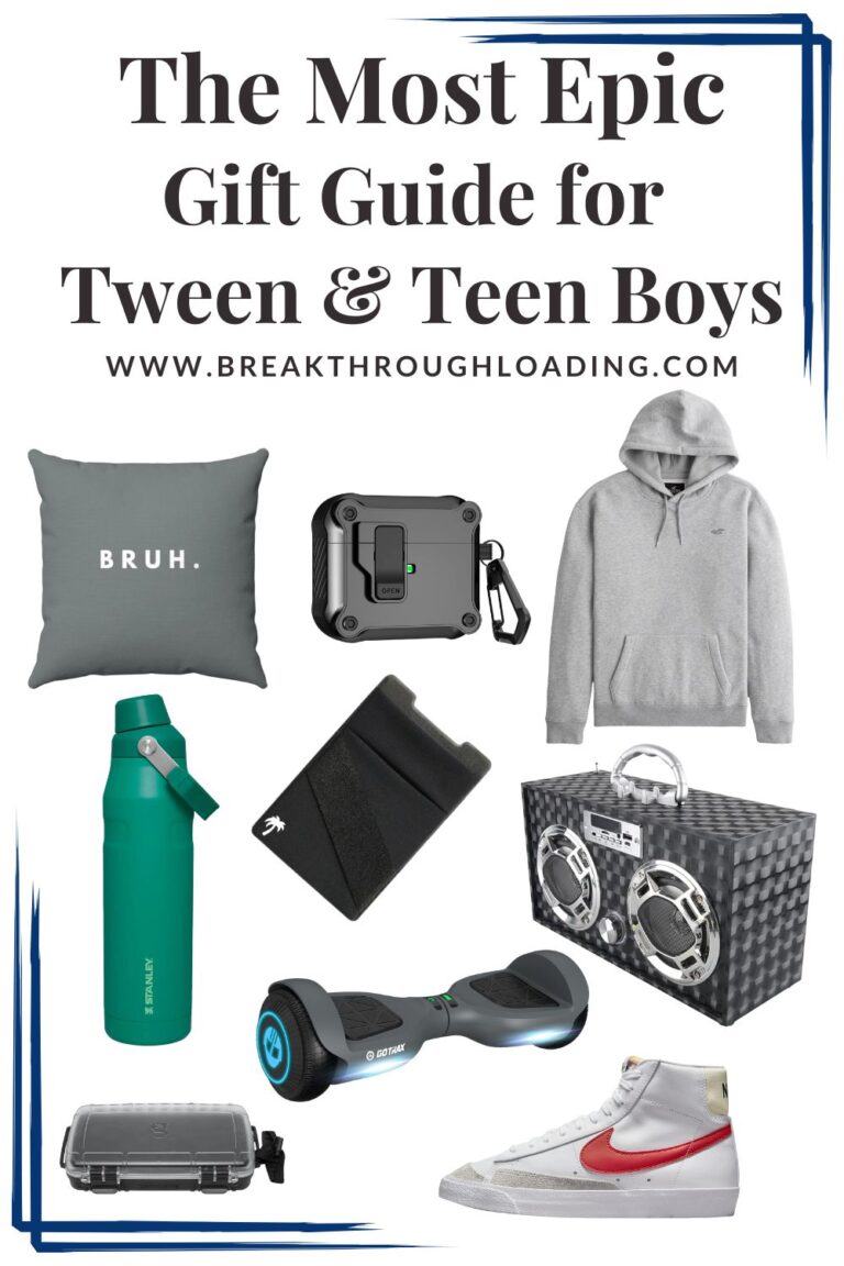 The Epic Gift Guide for Tween and Teen Boys Pin 1